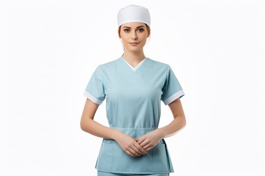 Nurse isolated on white background 