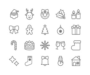 クリスマスのベクターアイコン