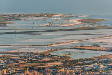 Panorama of Trapani from Erice