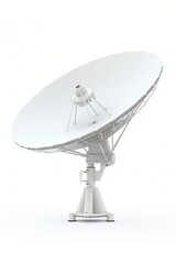 Satellite dish isolated on white background