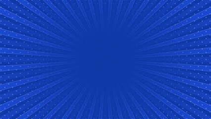 Dark blue sun rays retro with paper texture background. Abstract burst sun rays pattern design. Vector illustration