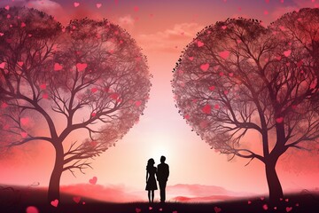3d Illustration A Romantic Valentine S Day Background