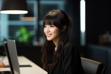 Beautiful 23-year-old japanese businesswoman