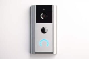Video doorbell isolated on white background 