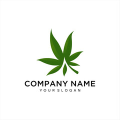 cannabis home logo design, template Designs Inspiration Isolated on White Background