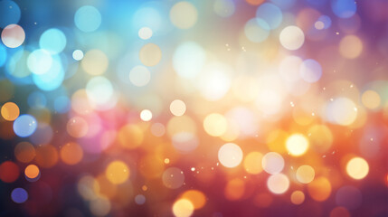 Luxury colorful bokeh background, Abstract lights blur bokeh background, Light Bokeh Effect Wallpaper, generative ai