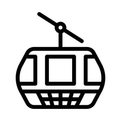 cable car line icon