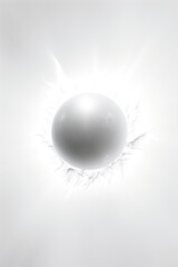 White dwarf isolated on white background