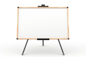 Whiteboard isolated on white background