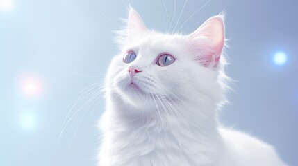 portrait of a cat, pet photography, ai