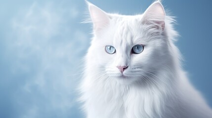 Obraz premium portrait of a cat, pet photography, ai