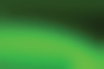 Dark green gradient background. Green black blurred background. Vector illustration