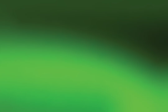 Dark green gradient background. Green black blurred background. Vector illustration