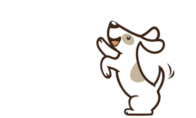 illustration of cartoon dog