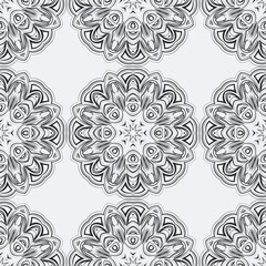 Abstract background texture in geometric ornamental style. Seamless design.