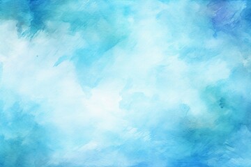 Obraz premium Light sky Blue abstract watercolor grunge background