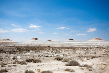 Beautiful desertic landscape, Mangystau region, Kazakhstan
