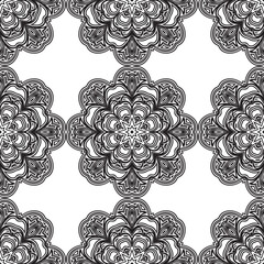 Elegant vector classic pattern. Seamless abstract background with repeating elements.