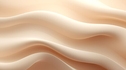 Pink soft color abstract background. Wavy lines, minimalistic background