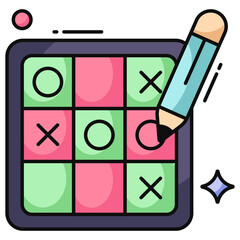 Premium download icon of tic tac toe 