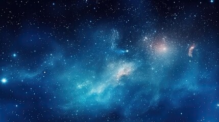 Space and galaxies background. Generative AI