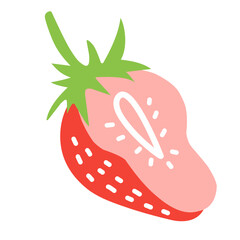 strawberry fruit icon