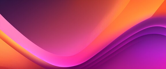Gradient texture curve background. Abstract artistic love blossom, magenta petal heart design in empty studio.