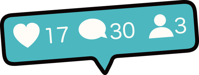 Naklejka premium 通知（insider）(eps)