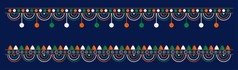 26 january, republic day, Indian independence day theme, orange white green design, Vector Illustration, indian flag background, india festival,Kargil Vijay Diwas, material, - obrazy, fototapety, plakaty