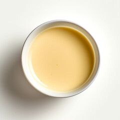 Top view of tea or coffee cup