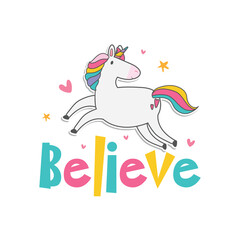 Believe, Unicorn Svg, Unicorn, Unicorn Design, Unicorn Quote