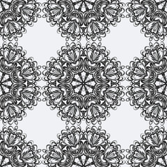 Elegant vector classic pattern. Seamless abstract background with repeating elements.