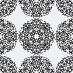 Abstract background texture in geometric ornamental style. Seamless design.