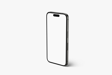 Smartphone mockup with blank screens. isolated on white background.
