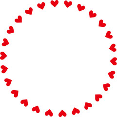 Valentine love frame vector