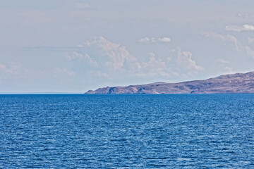 Serene Seascape with Pag Island Coastline