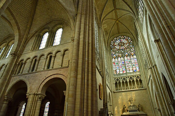 Fototapeta premium Le Mans; France - may 2 2023 : picturesque old city