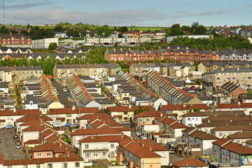 Londonderry; Northern Ireland - september 15 2022 : city centre