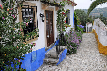 the small village of Obidos in Portugal