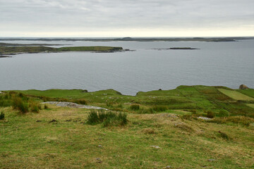 County of Galway; Ireland - september 13 2022 : the  Sky Road