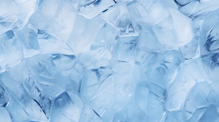 Obraz premium Frosty Elegance: Abstract Crystalline Ice Texture