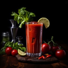 bloody mary, product photography, high quality - obrazy, fototapety, plakaty