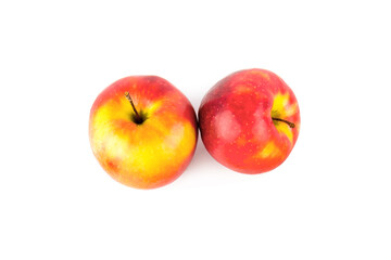 Apples isolated on white background.