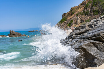 La spiaggia paradiso dei sub a Marina di Zambrone in Calabria