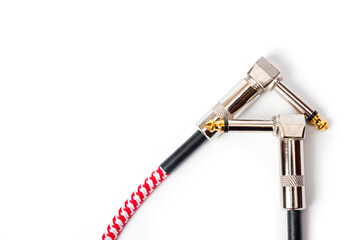 Jack cord for guitar and connection of various musical devices, pedals, amplifier and so on.