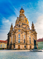 Obraz premium Frauenkirche in Dresden Germany