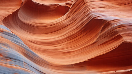 Obraz premium Canyon Wall Abstract Patterns: A mesmerizing capture of abstract patterns and textures on canyon walls, formed over centuries by wind, water, and the elements.
