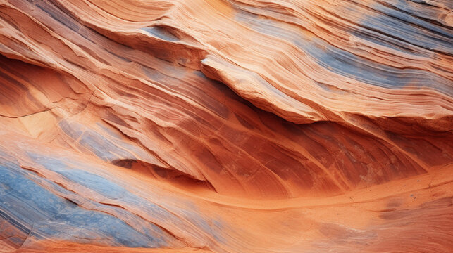 Canyon Wall Abstract Patterns: A mesmerizing capture of abstract patterns and textures on canyon walls, formed over centuries by wind, water, and the elements.