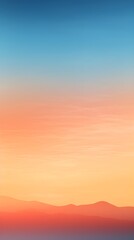 Fototapeta premium Serene Skyline at Sunset with Gradient Colors
