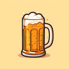 Full Beer Glass Icon